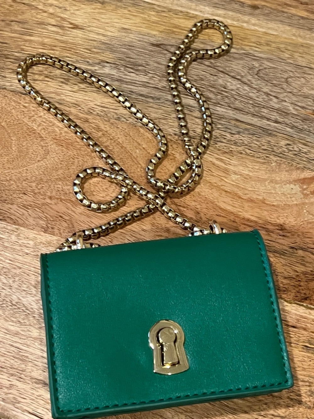 Crossbody small green bag
